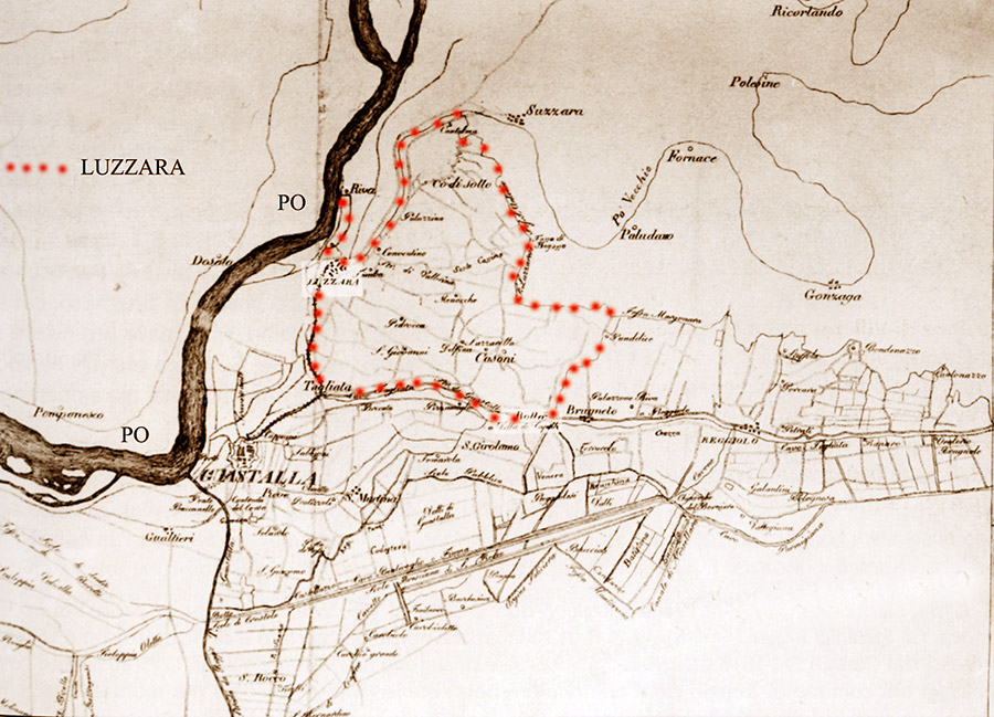 Mappa del 700